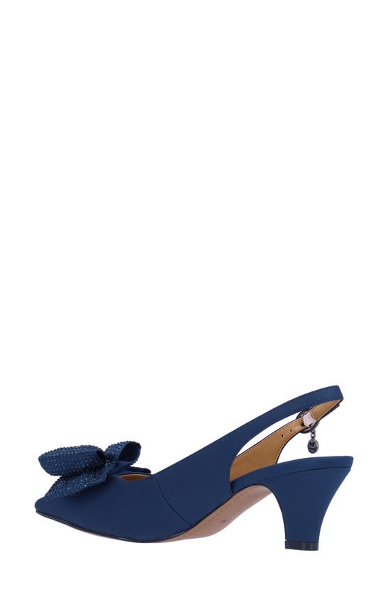 Shop J. Reneé Weslee Slingback Pointed Toe Pump In Navy