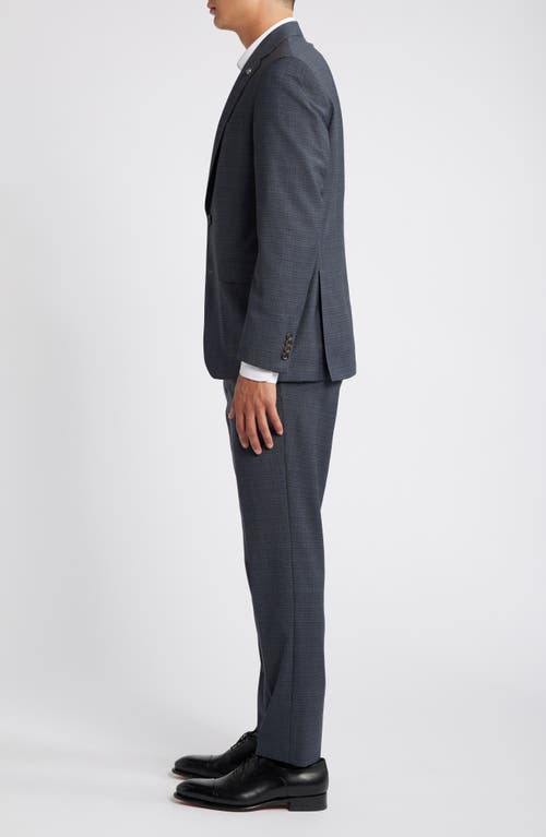 Shop Jack Victor Esprit Graph Check Grey Wool Suit