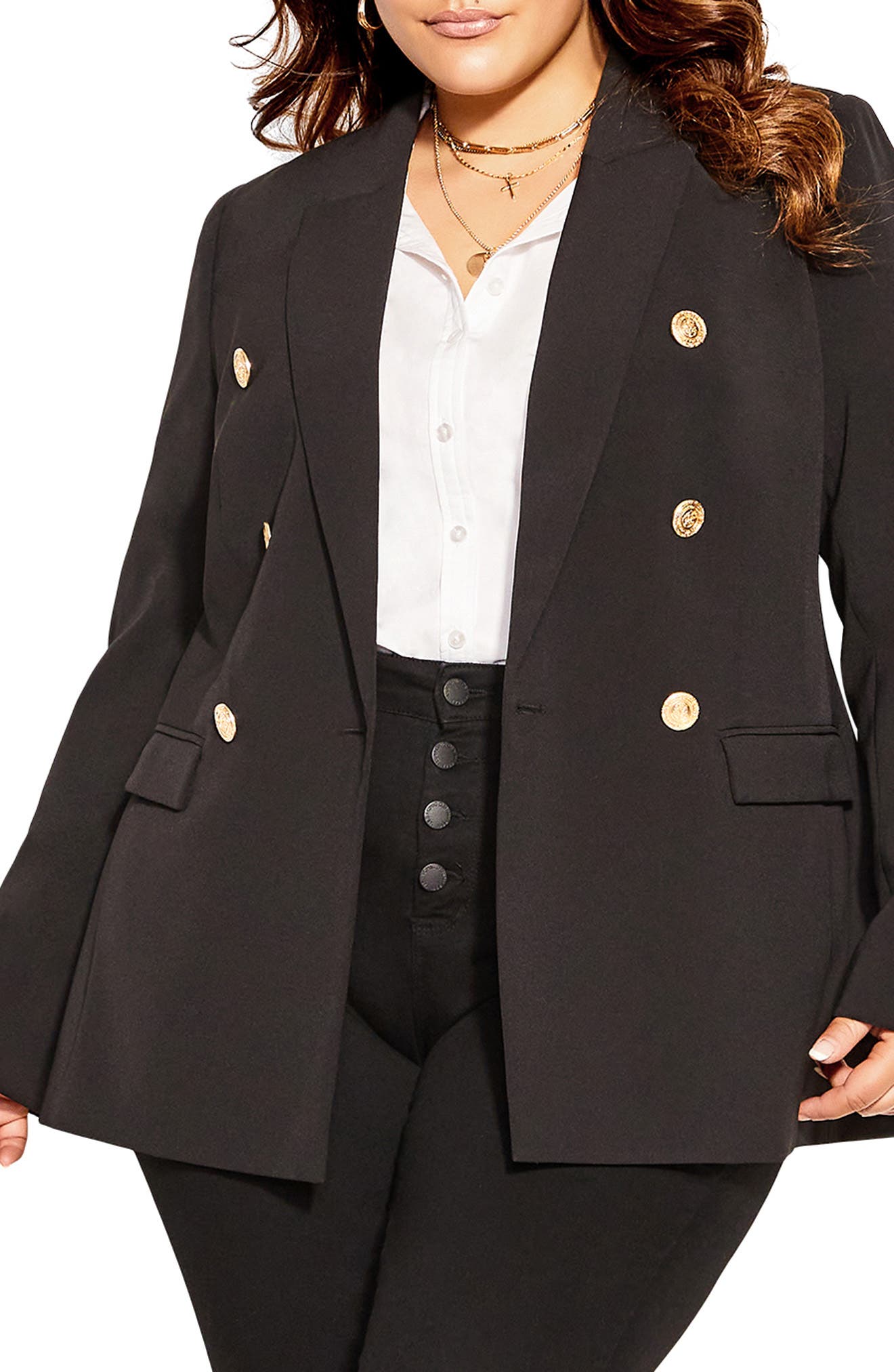 wool blazer plus size