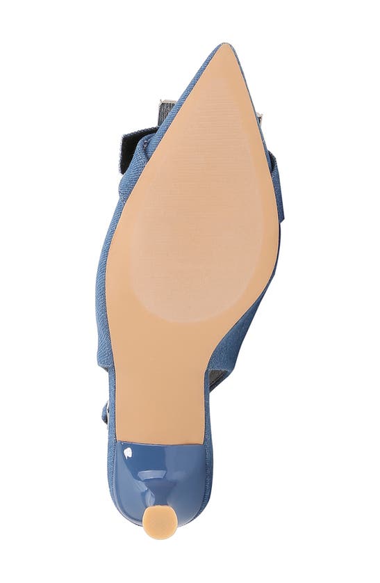 Berness Elodie Slingback Pump In Denim