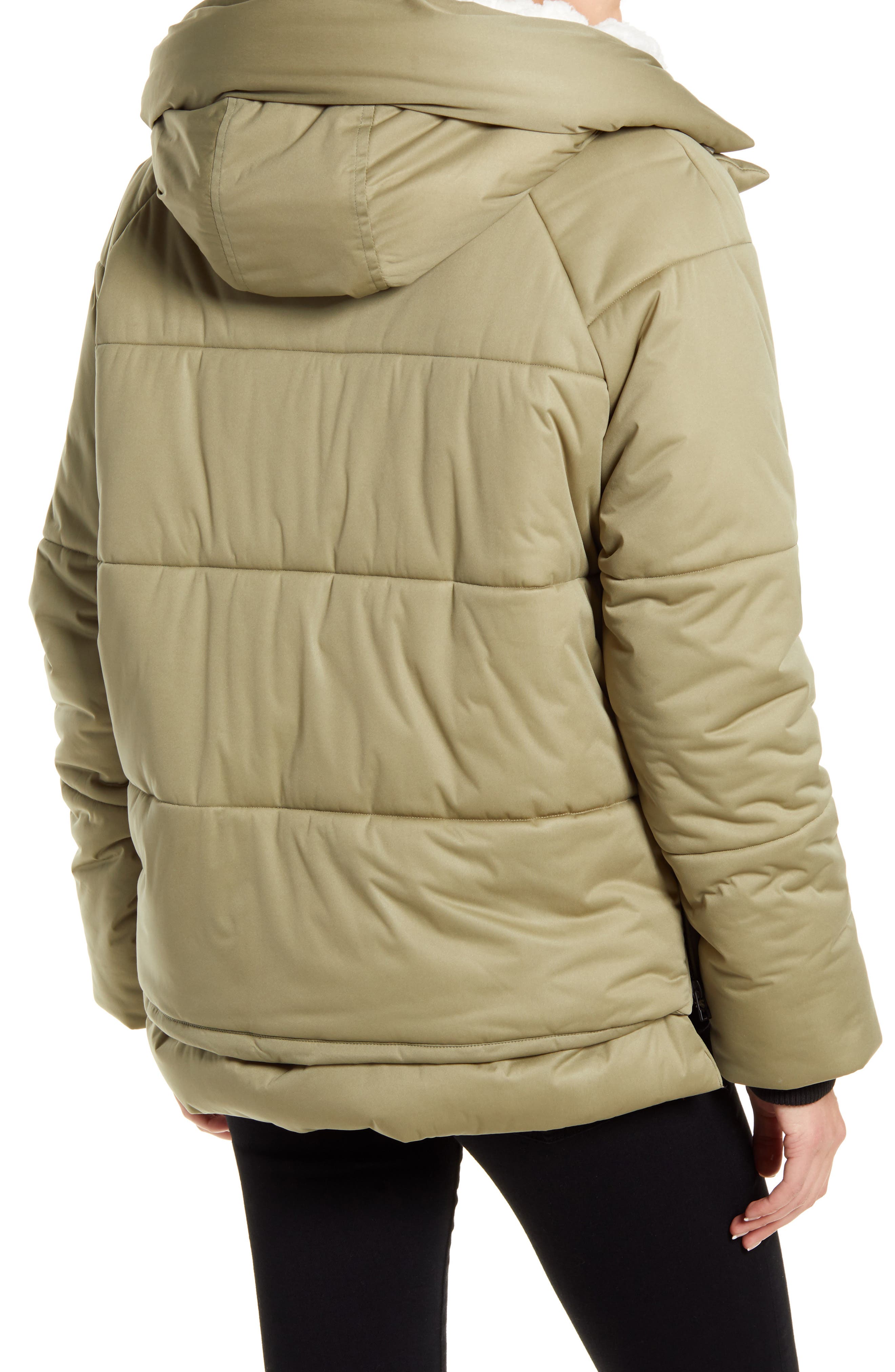wrap puffer jacket avec les filles