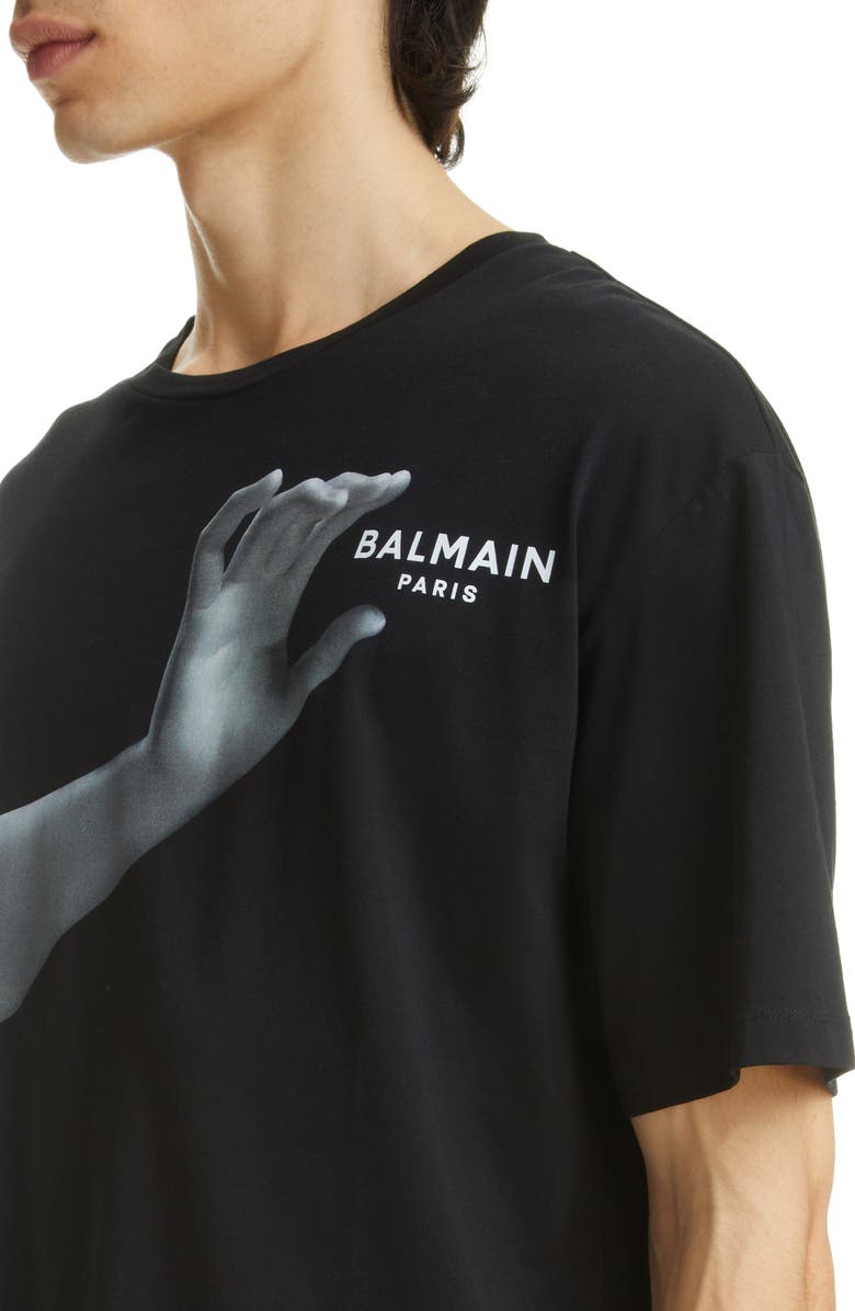 Balmain Statue Logo Graphic Tee | Nordstrom