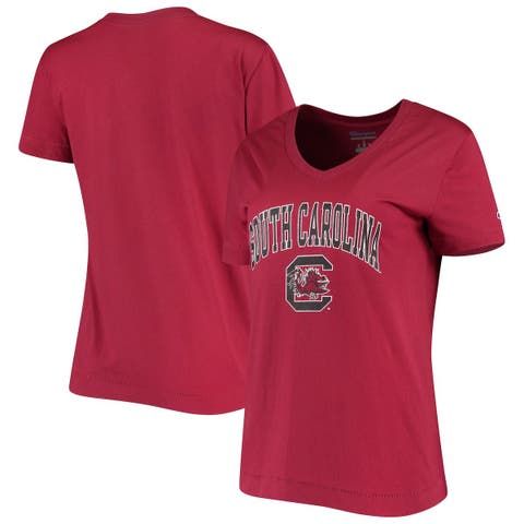 Women's Champion Garnet South Carolina Gamecocks University Arch Logo V ...