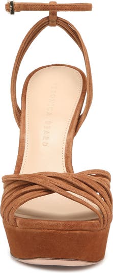 Veronica Beard Fletcher Ankle Strap Platform Sandal (Women)