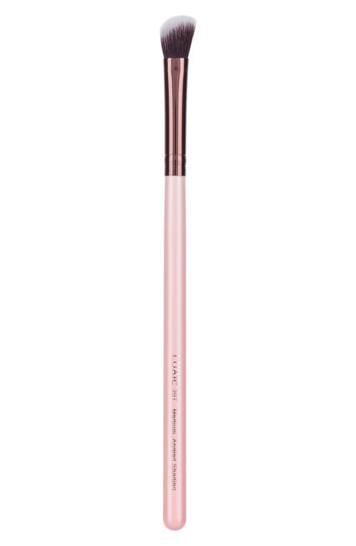Luxie 207 Rose Gold Medium Angled Shading Eye Brush