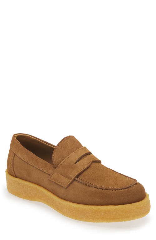 VINNY'S Yardee Penny Loafer Sand Suede at Nordstrom,