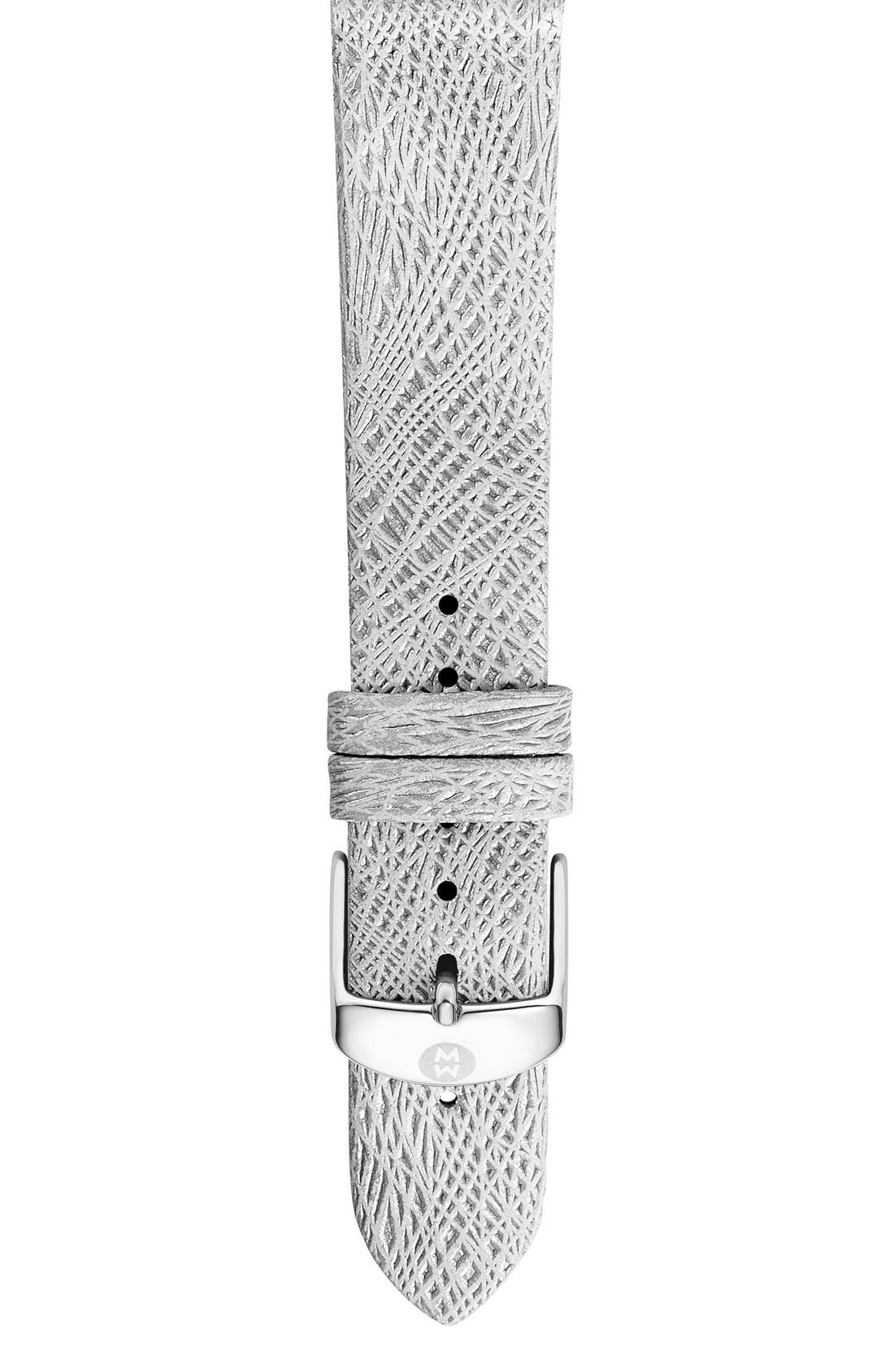 MICHELE 16mm Leather Watch Band Nordstrom