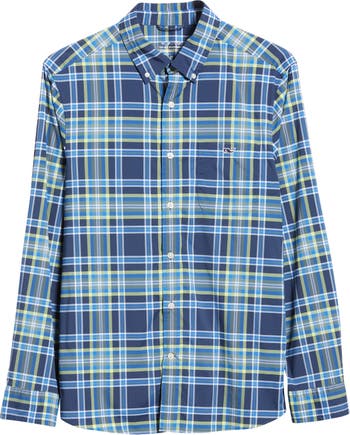 Men's Every Day Flannel Shirt- Bennett Blue Medium-Tall