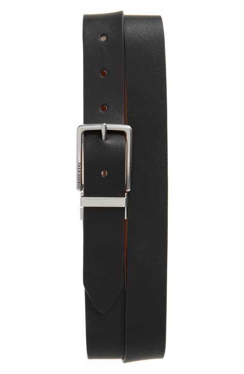 Rag & Bone Carter Reversible Leather Belt In Black Brown