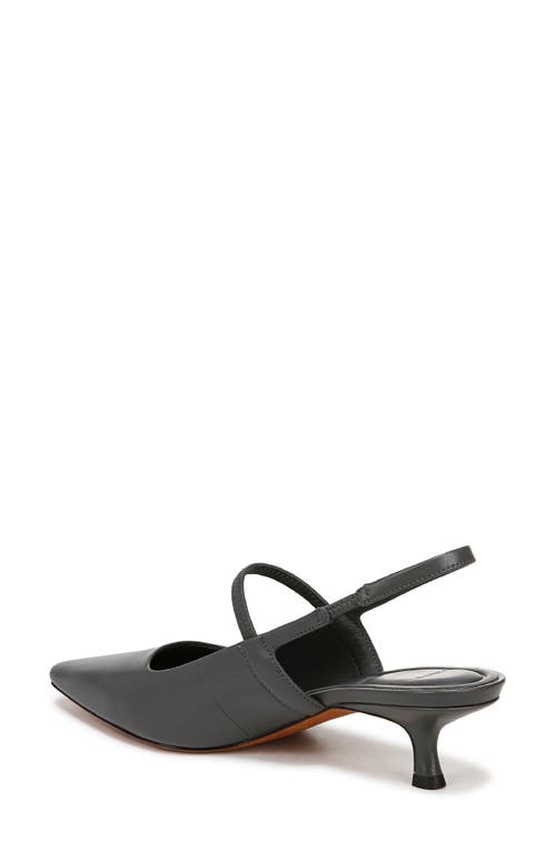 VINCE VINCE VENICE SLINGBACK POINTED TOE KITTEN HEEL PUMP