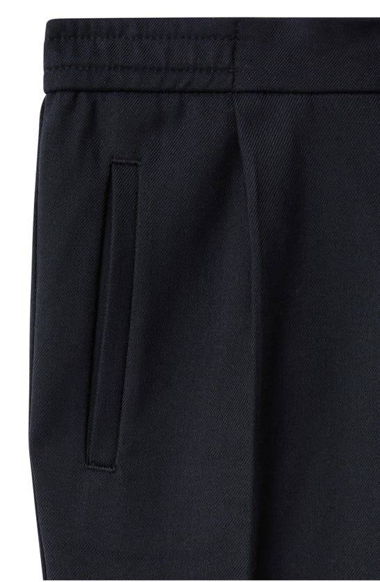 Reiss Navy Stretch Recycled Polyester-blend Trou In Navy