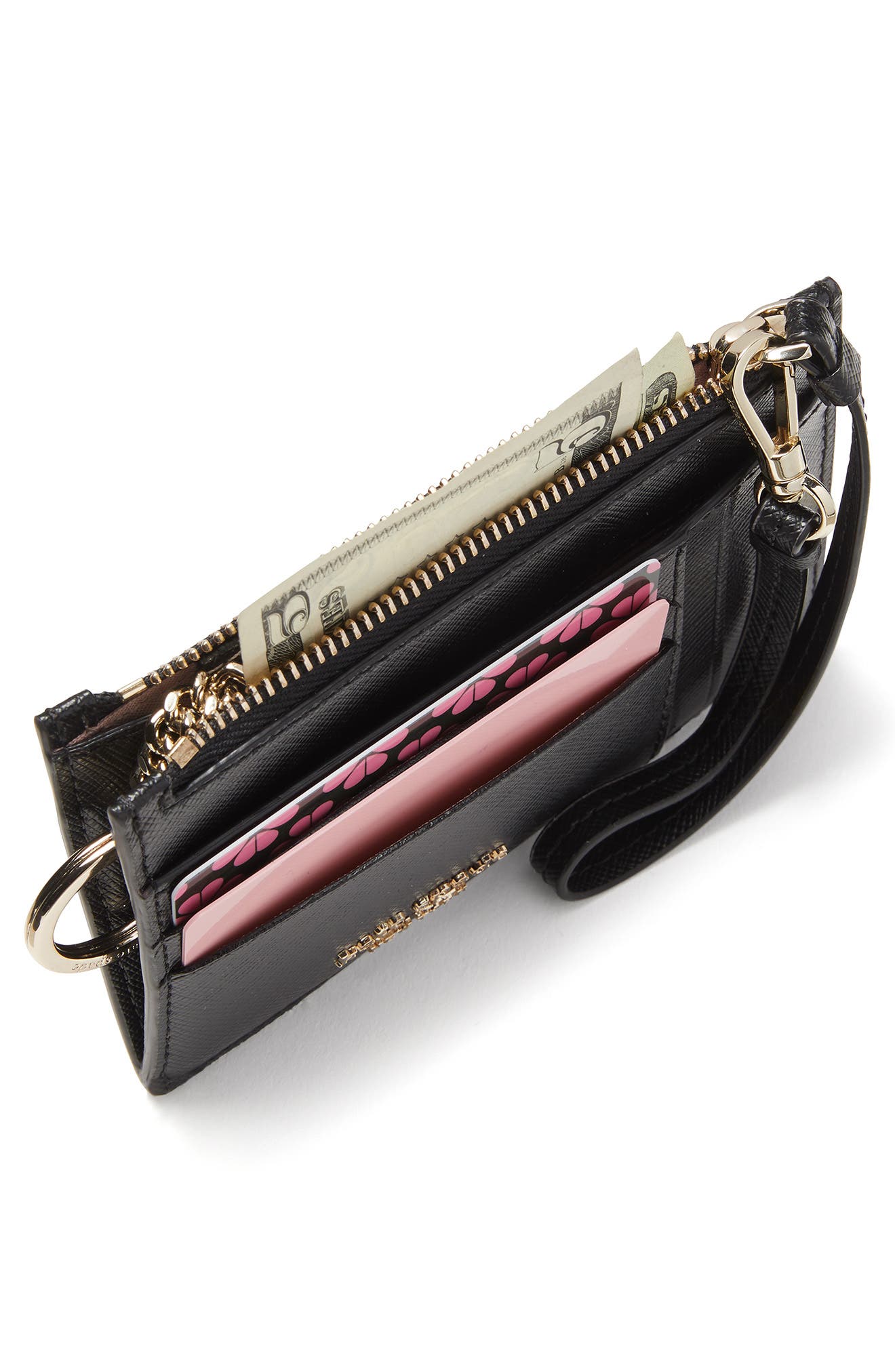 kate spade light crepe wallet