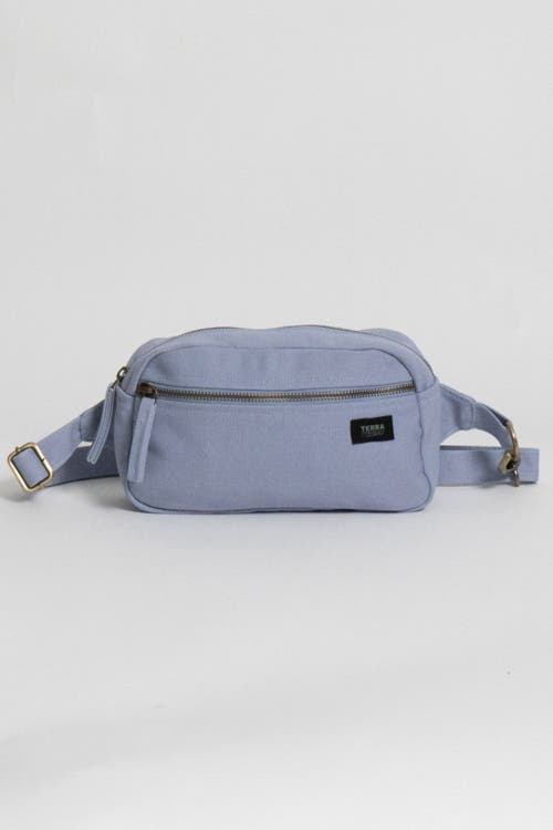 Terra Thread Organic Cotton Sling Belt Bag In Lavender