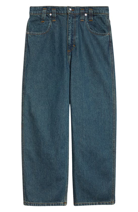 Shop Eckhaus Latta Baggy Jeans In New Blue