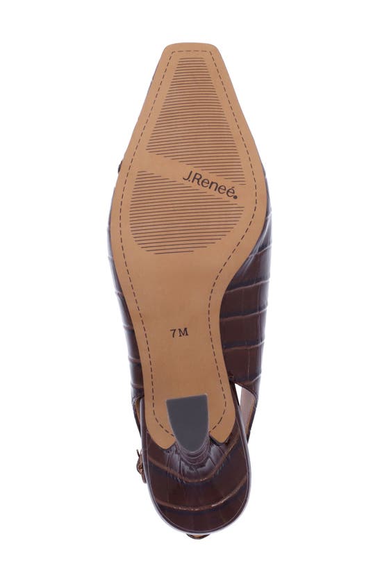 Shop J. Reneé Prissy Slingback Pump In Brown