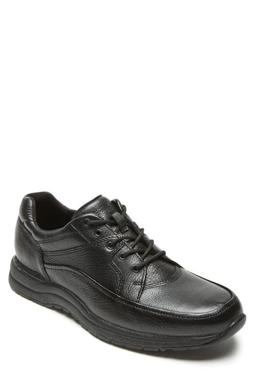 Edge Hill Apron Toe Sneaker in Black Leather
