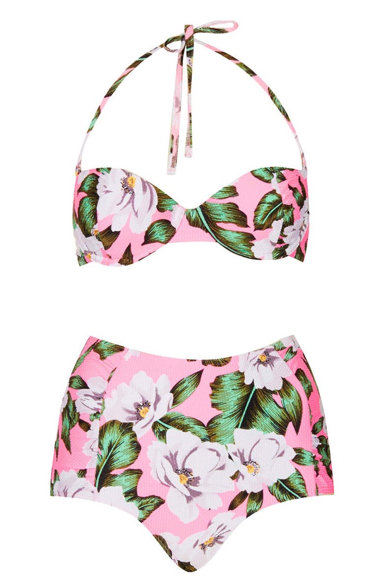 Topshop 'Aloha' Print Floral Bikini | Nordstrom