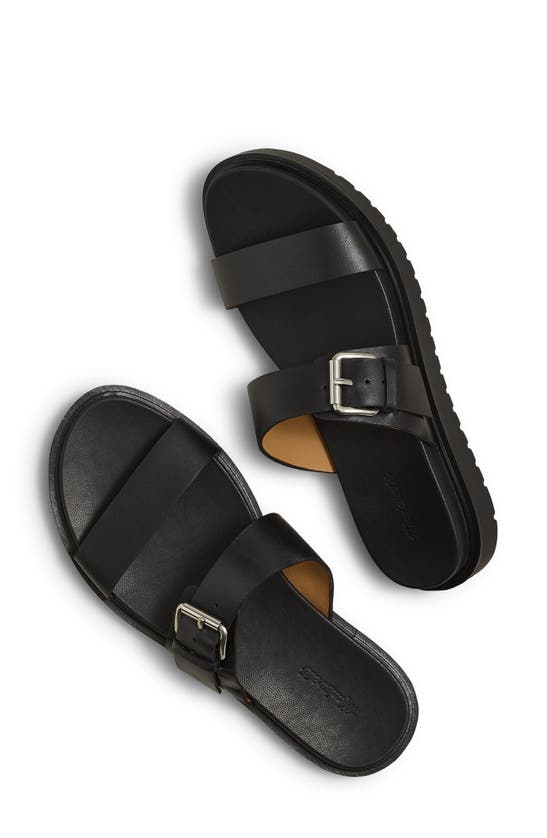 Shop Madewell Maximillian Two Strap Sandal In True Black