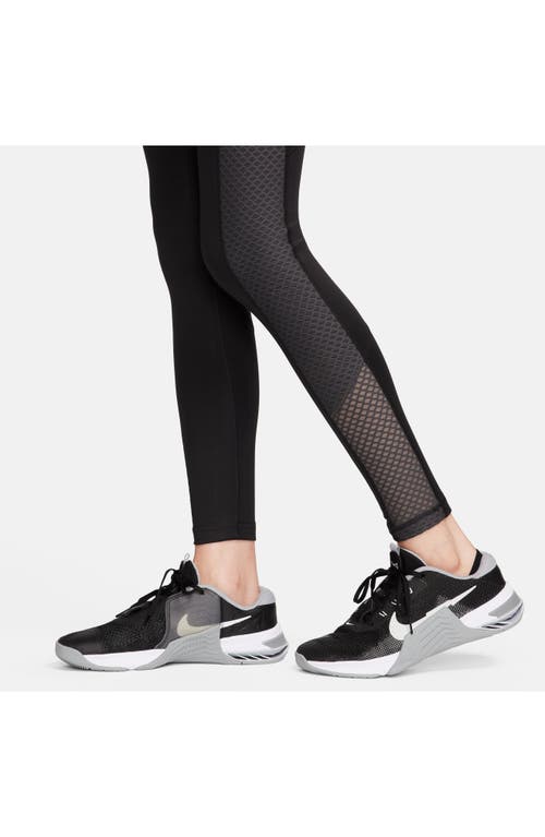 Shop Nike Therma-fit One Pocket Training Leggings In Black/anthracite