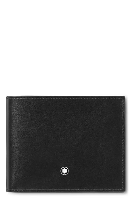 Montblanc Men's Meisterstück Leather Bifold Wallet In Black