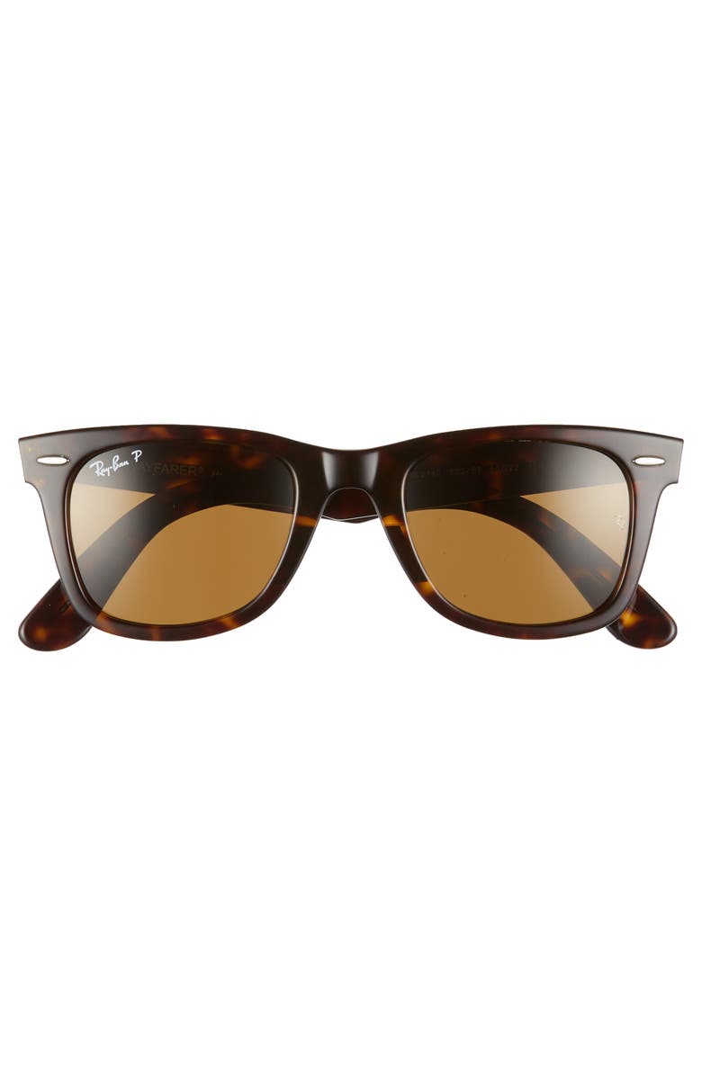 Ray-Ban 50mm Small Polarized Wayfarer Sunglasses | Nordstrom