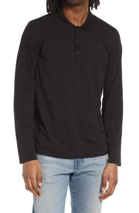 Men's Long Sleeve Polo Shirts 