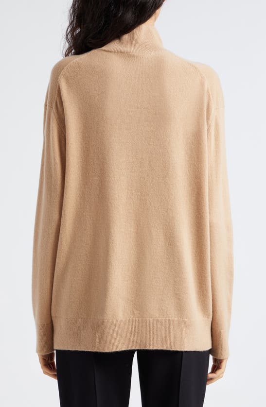 Vince Cashmere Turtleneck Sweater In Camel