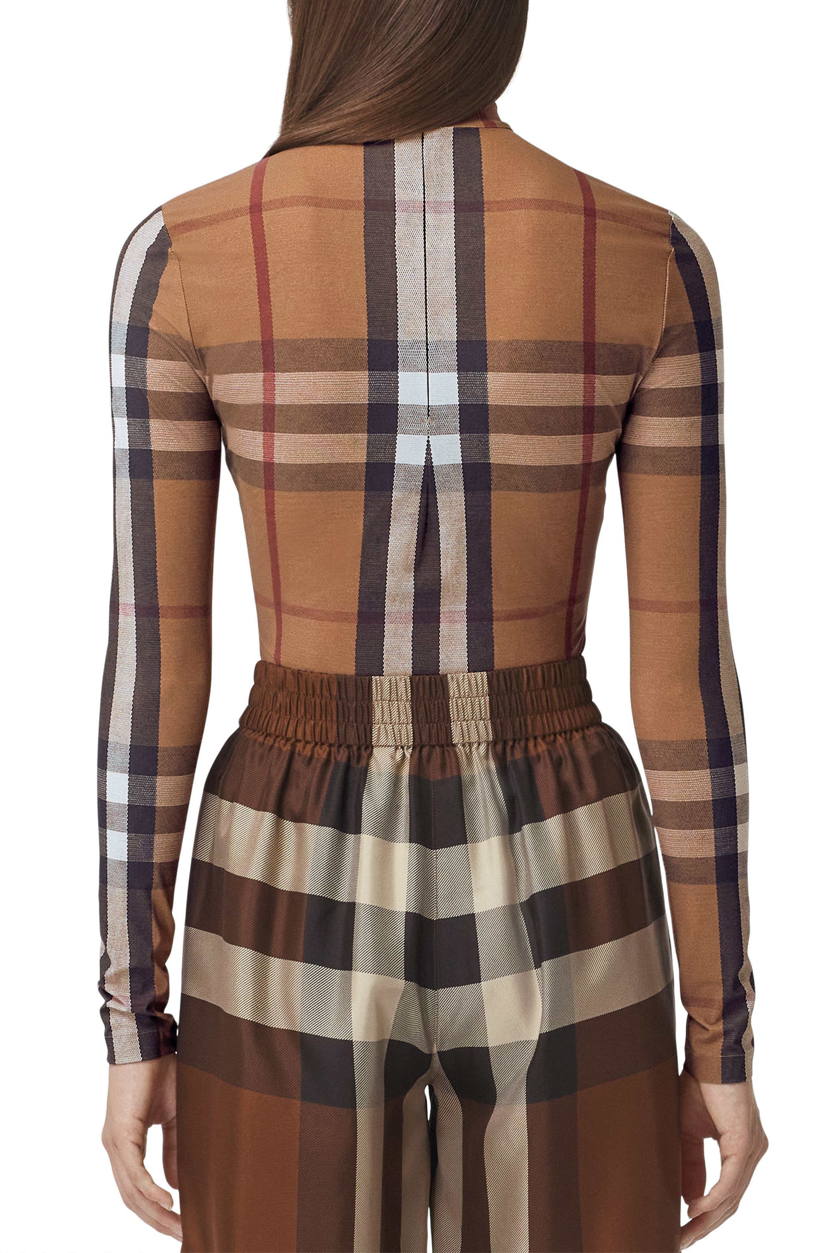 burberry emery check turtleneck