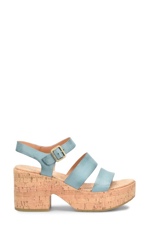 Shop Kork-ease ® Tish Platform Sandal In Turquoise F/g