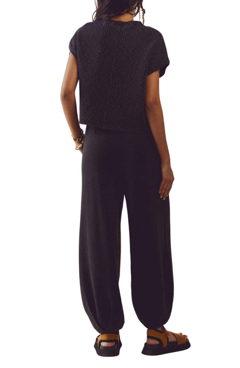 Free People free-est Freya Short Sleeve Sweater & Pull-On Pants Set ...