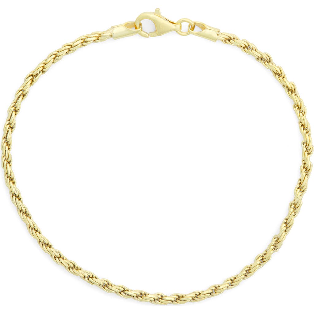 Fzn Rope Chain Bracelet In Yellow