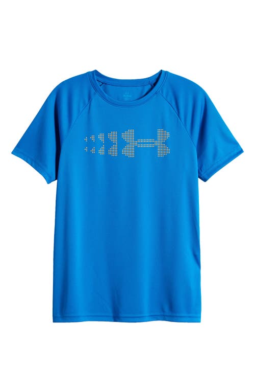 Under Armour Kids' UA Tech Stadium Lights Performance Graphic T-Shirt Photon Blue at