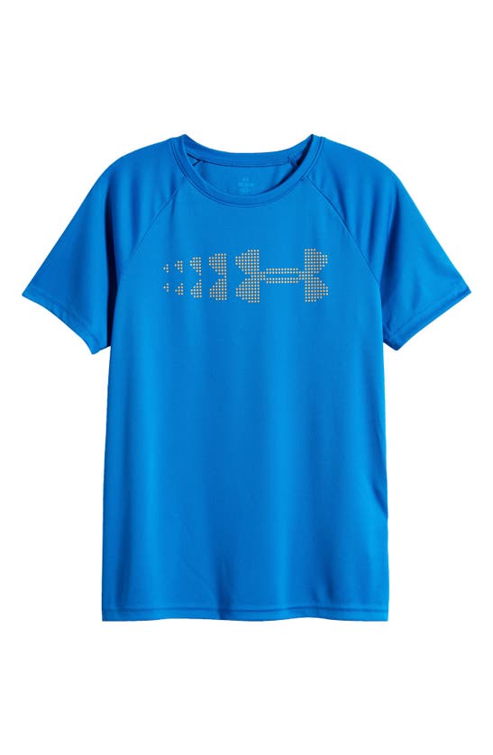 Shop Under Armour Kids' Ua Tech™ Stadium Lights Performance Graphic T-shirt In Photon Blue