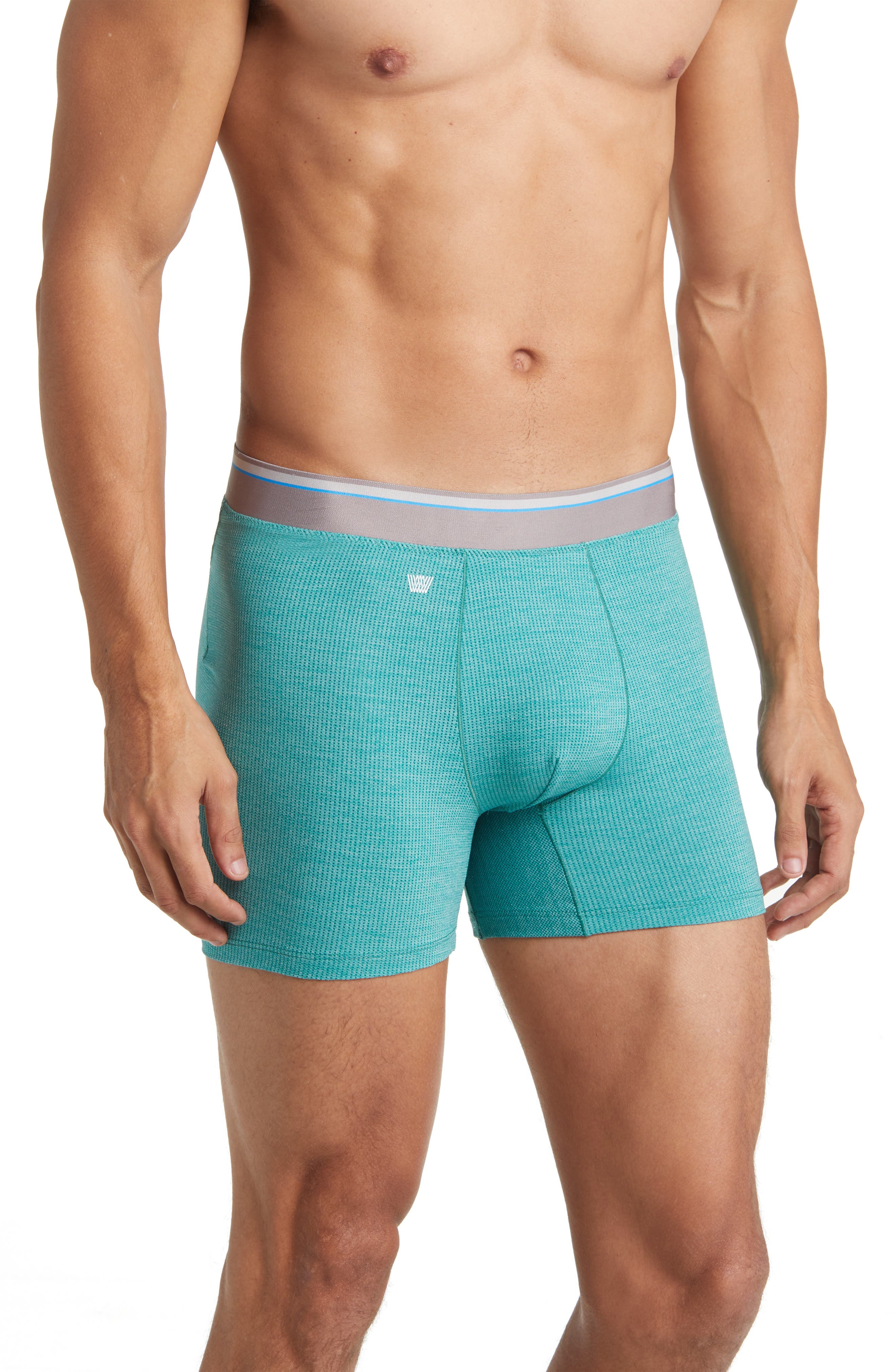 Green Fish Boxer Uomo In Cotone E Lycra - Morbidi E Traspiranti (Conf. Da 1