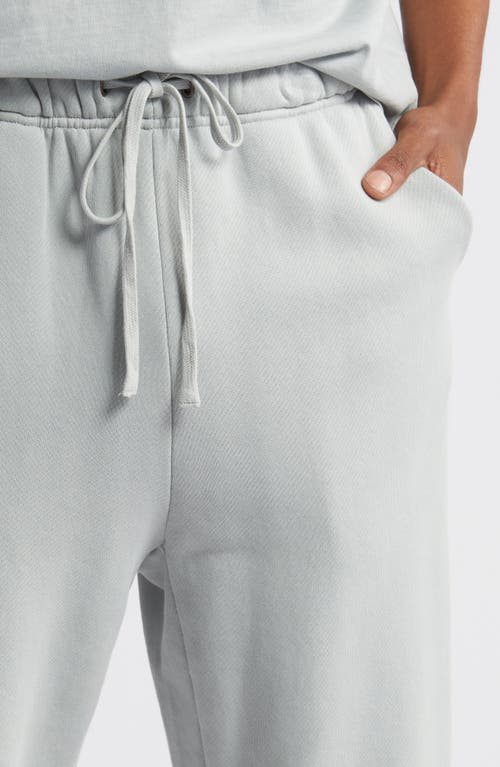 Shop Elwood Core Organic Cotton Straight Leg Sweatpants In Icicle