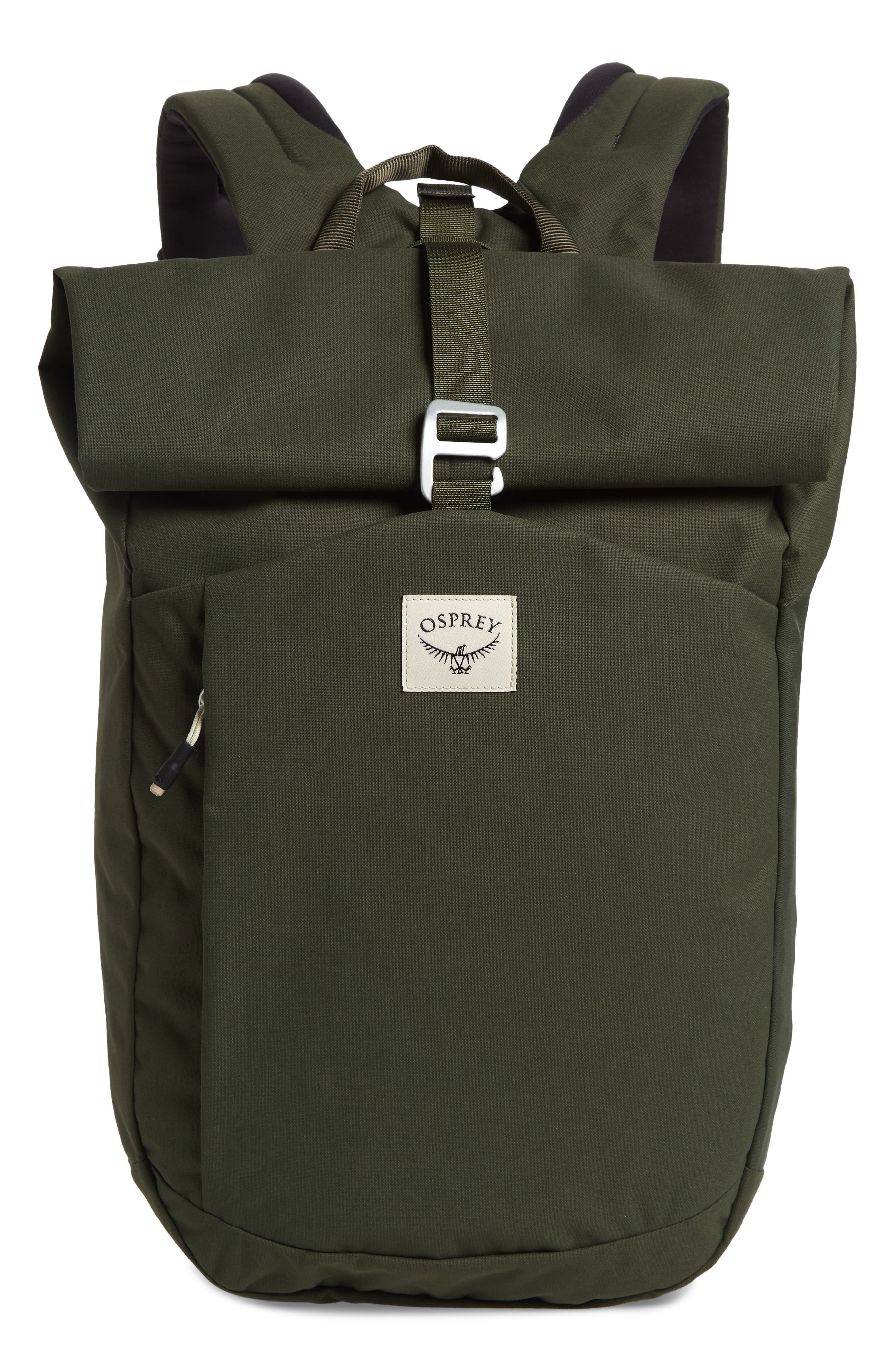 Osprey Arcane Roll Top Backpack in Haybale Green | Smart Closet