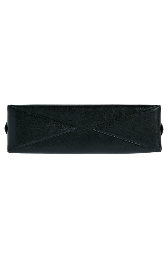 Alaïa Le Teckel Medium Black Leather Bag In Noir