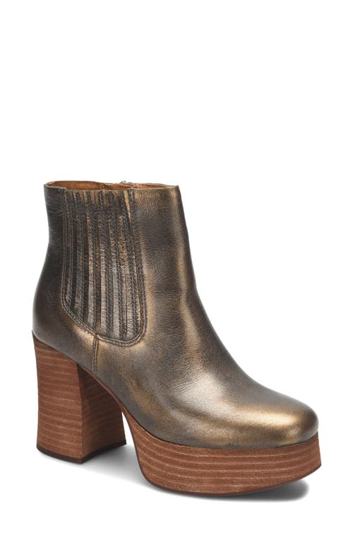 Kork-ease ® Platform Bootie In Bronze Metallic