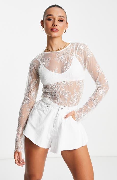 Floral Lace Top - Women - Ready-to-Wear