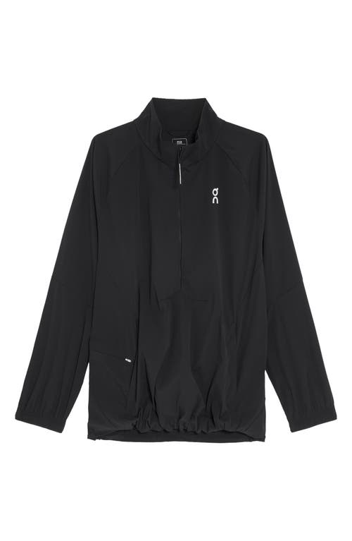 On All Day Half Zip Jacket In Black