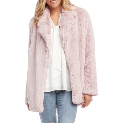 Karen Kane Faux Fur Jacket, Pink