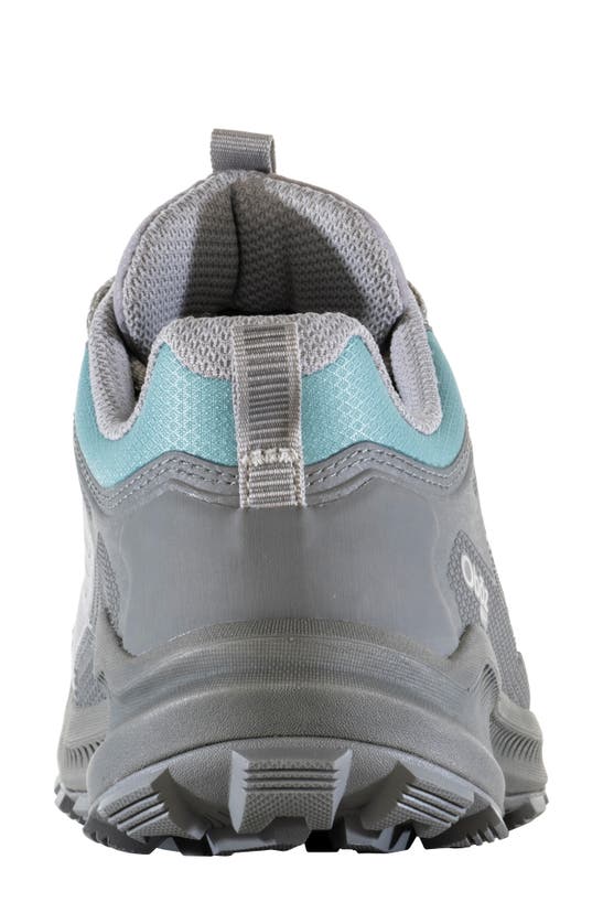 Oboz Katabatic Low B-dry Waterproof Hiking Sneaker In Island