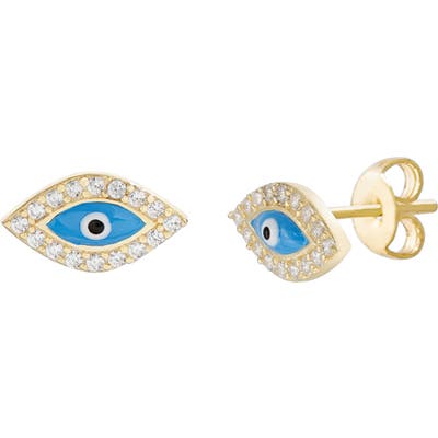 Lesa Michele Evil Eye Earrings