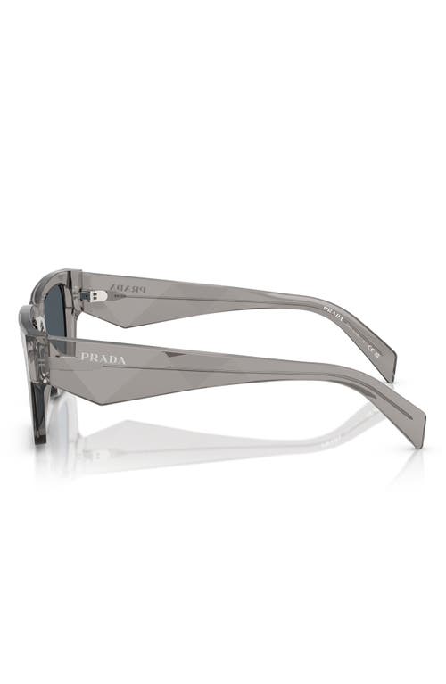 Shop Prada 50mm Pillow Sunglasses In Dark Grey