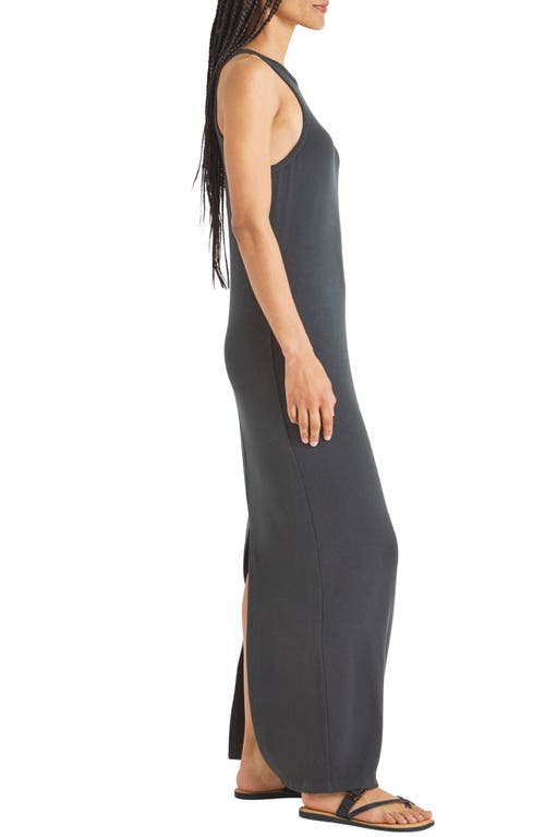 Shop Splendid Supersoft Sleeveless Maxi Dress In Lead