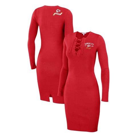 Women's St. Louis Cardinals WEAR by Erin Andrews Red Racerback Tank Midi  Dress
