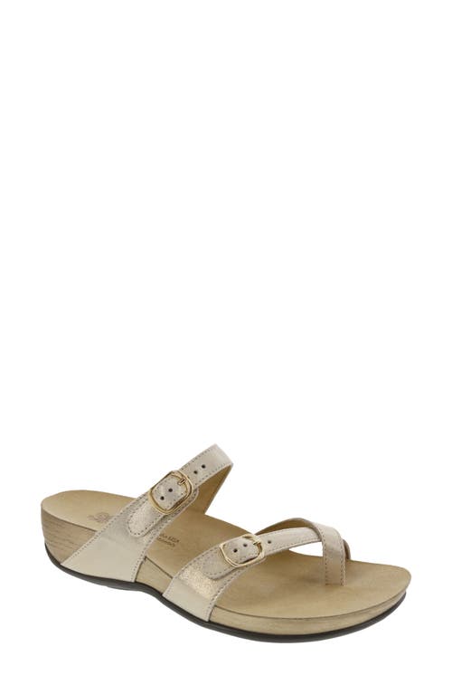 Shelly Sandal in Soft Gold