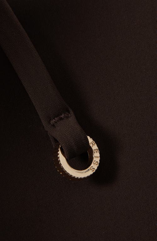 Reiss Riah String Bikini Bottom In Chocolate