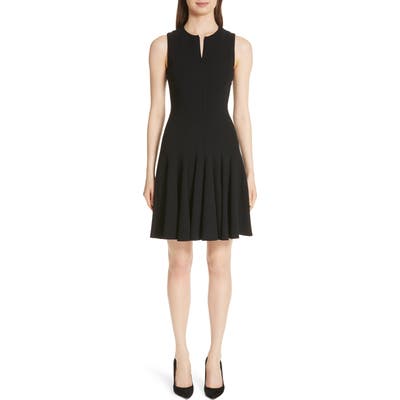 Akris Sleeveless Godet Pleat Dress