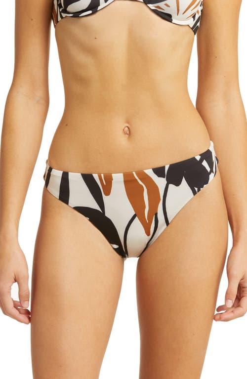 Vitamin A® Cali High Leg Bikini Bottoms in Graphic Jungle Ecolux 
